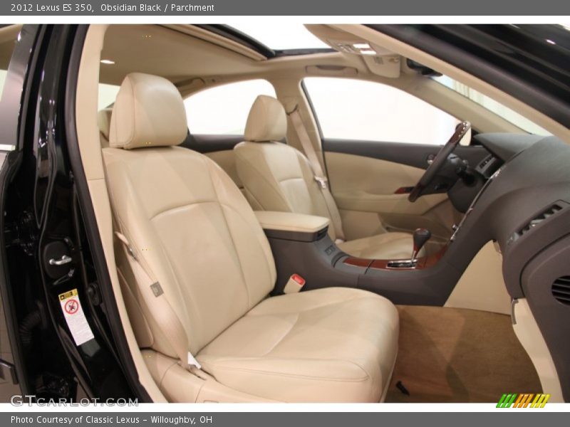 Obsidian Black / Parchment 2012 Lexus ES 350