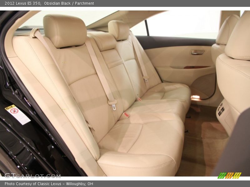 Obsidian Black / Parchment 2012 Lexus ES 350