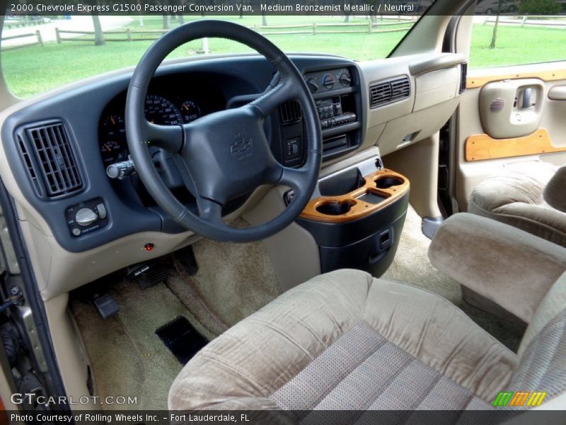 Medium Bronzemist Metallic / Neutral 2000 Chevrolet Express G1500 Passenger Conversion Van