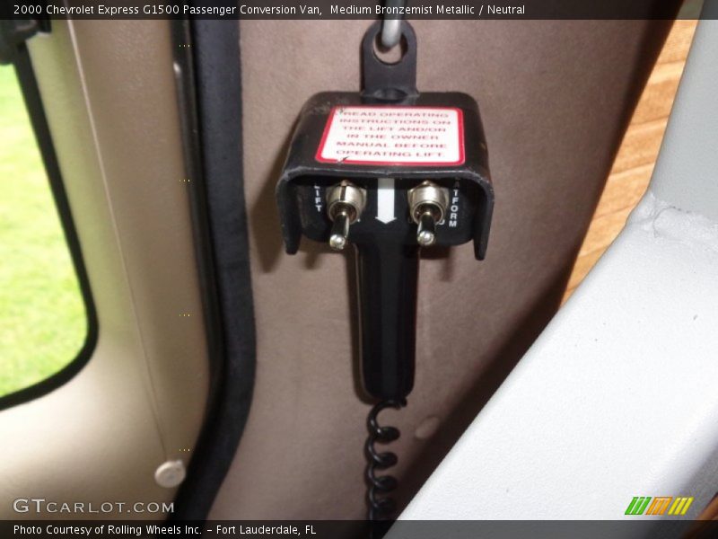 Medium Bronzemist Metallic / Neutral 2000 Chevrolet Express G1500 Passenger Conversion Van