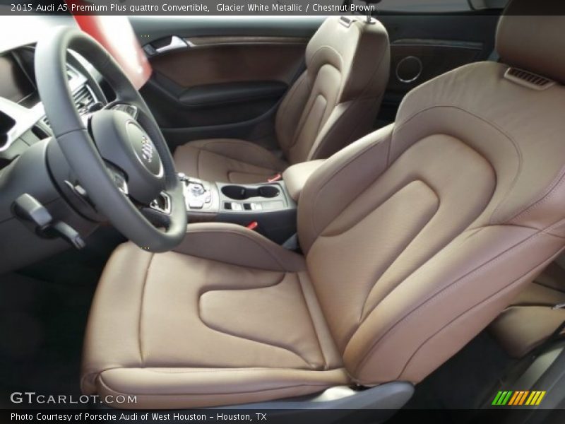 Front Seat of 2015 A5 Premium Plus quattro Convertible