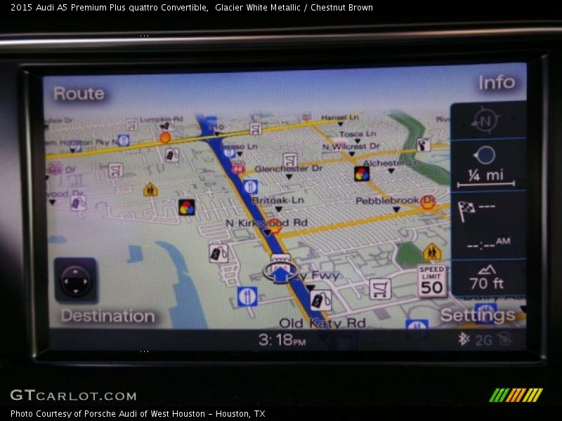 Navigation of 2015 A5 Premium Plus quattro Convertible