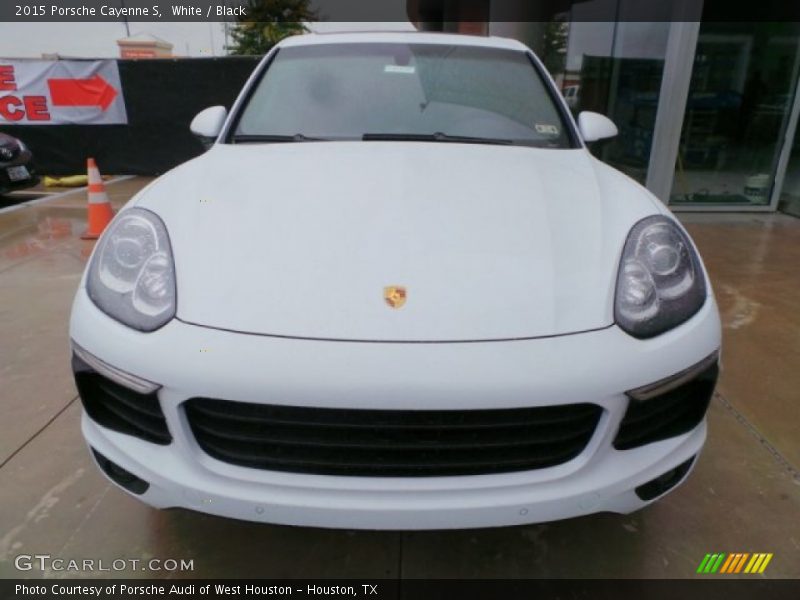 White / Black 2015 Porsche Cayenne S