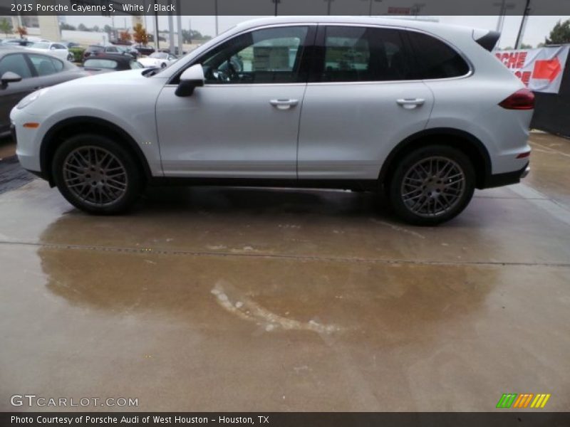 White / Black 2015 Porsche Cayenne S