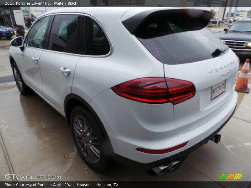 White / Black 2015 Porsche Cayenne S