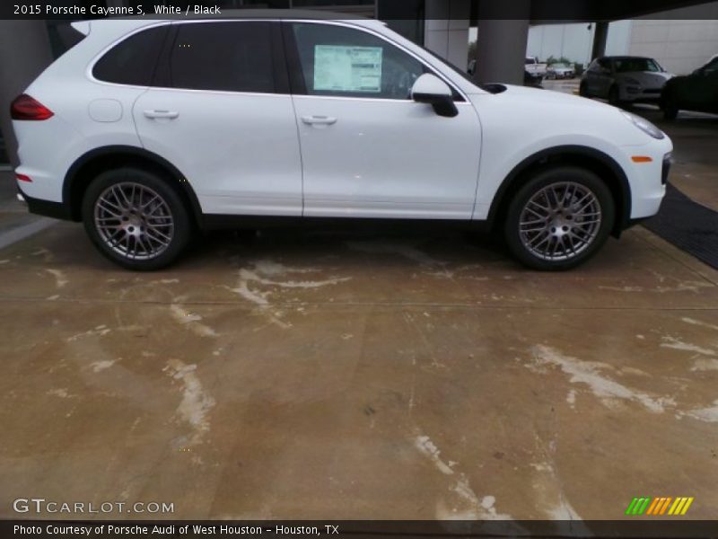 White / Black 2015 Porsche Cayenne S