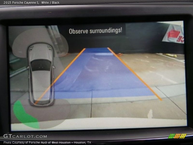 White / Black 2015 Porsche Cayenne S