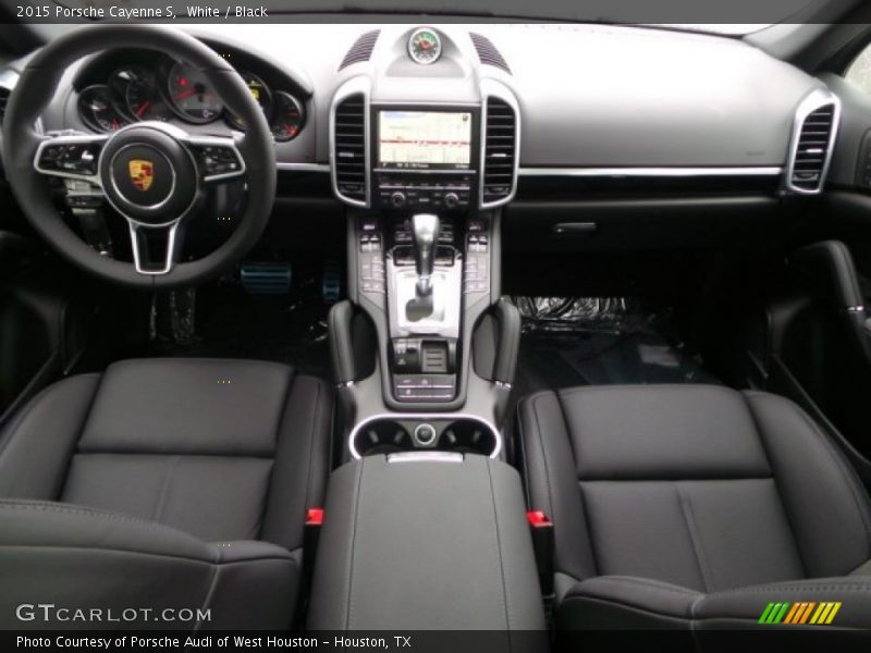 White / Black 2015 Porsche Cayenne S