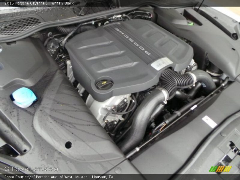 White / Black 2015 Porsche Cayenne S