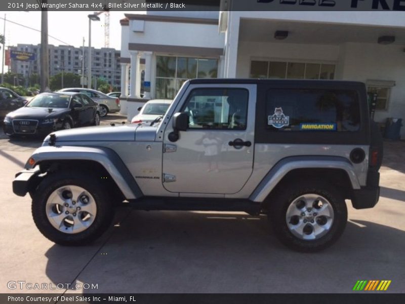 Billet Silver Metallic / Black 2014 Jeep Wrangler Sahara 4x4