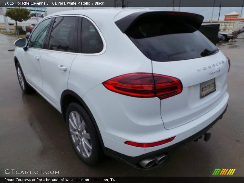 Carrara White Metallic / Black 2015 Porsche Cayenne S