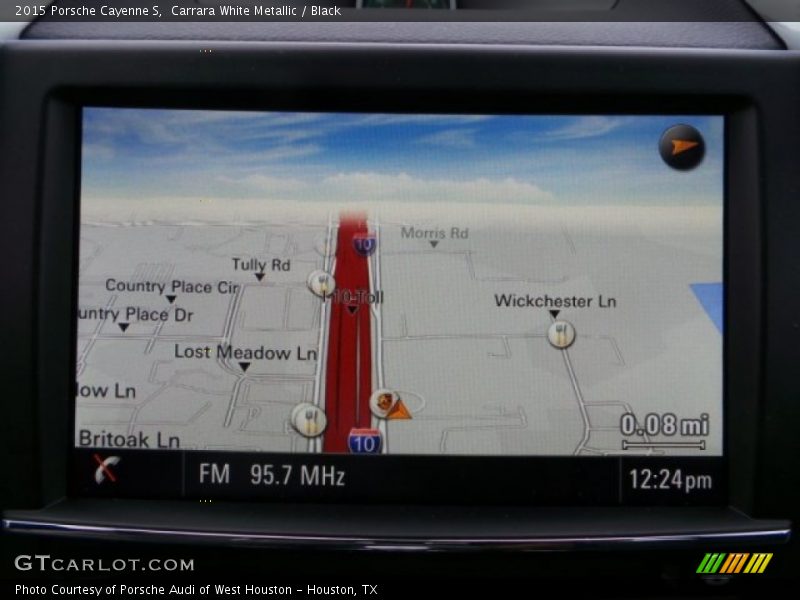 Navigation of 2015 Cayenne S