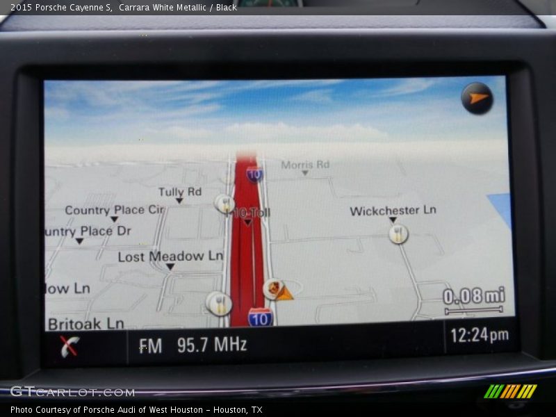 Navigation of 2015 Cayenne S