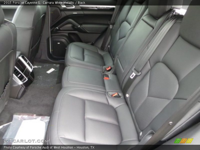 Rear Seat of 2015 Cayenne S