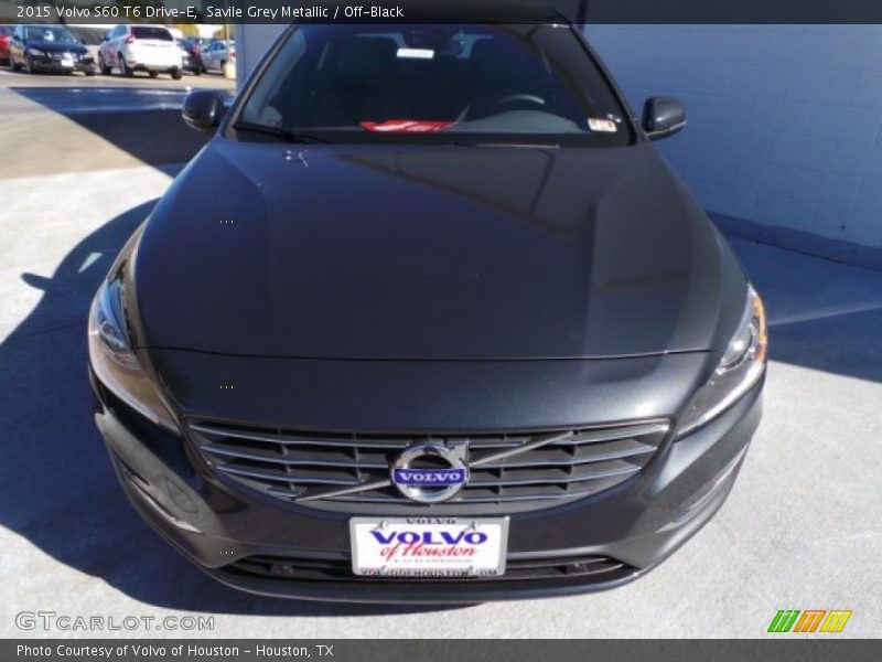 Savile Grey Metallic / Off-Black 2015 Volvo S60 T6 Drive-E
