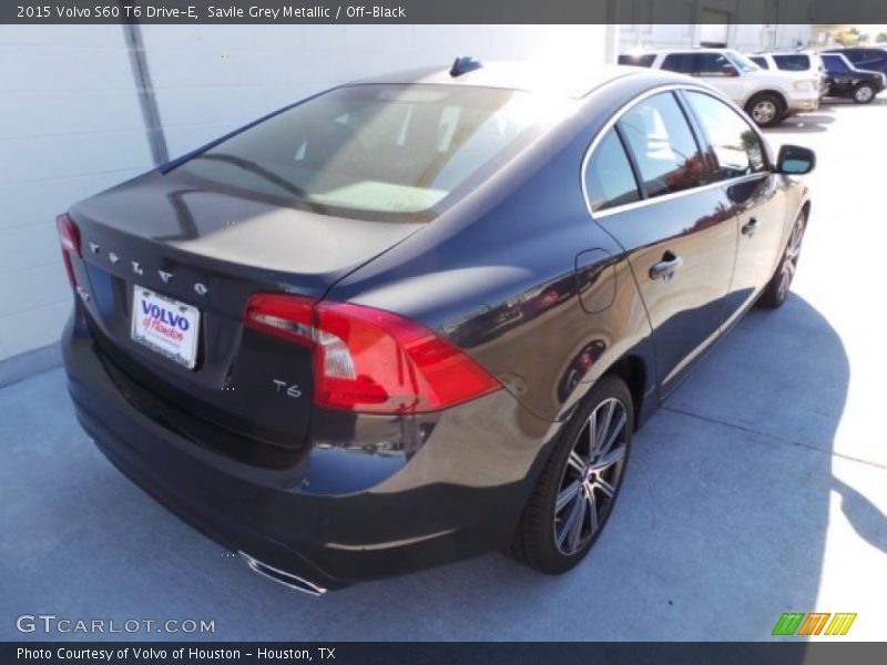 Savile Grey Metallic / Off-Black 2015 Volvo S60 T6 Drive-E