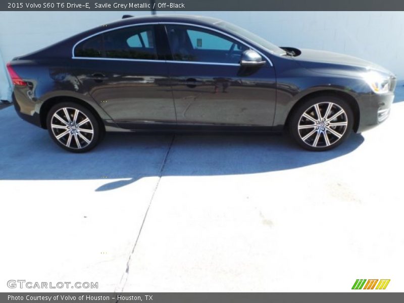 Savile Grey Metallic / Off-Black 2015 Volvo S60 T6 Drive-E