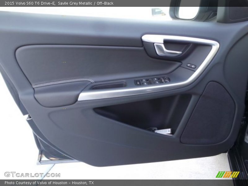 Savile Grey Metallic / Off-Black 2015 Volvo S60 T6 Drive-E