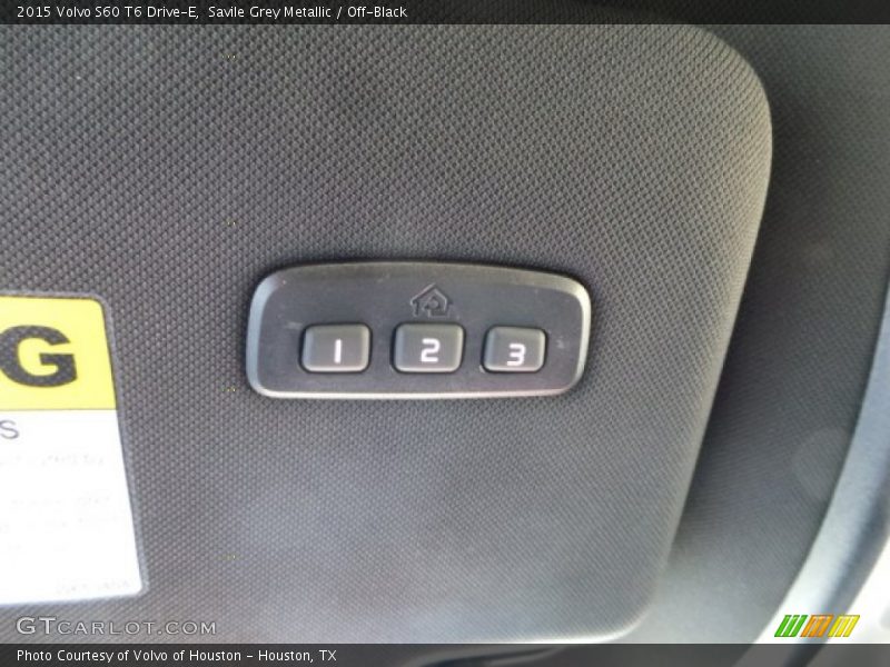 Savile Grey Metallic / Off-Black 2015 Volvo S60 T6 Drive-E