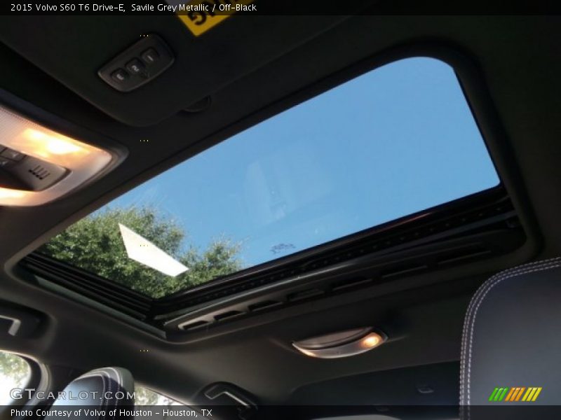 Savile Grey Metallic / Off-Black 2015 Volvo S60 T6 Drive-E