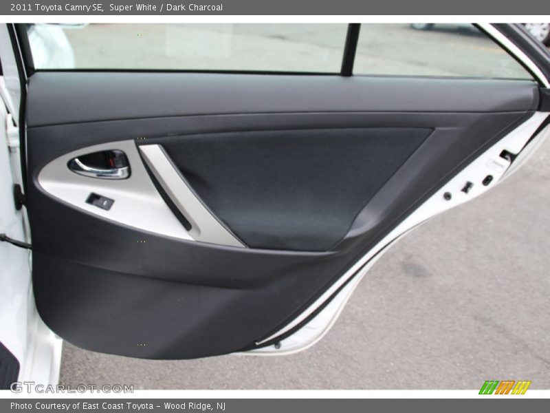 Super White / Dark Charcoal 2011 Toyota Camry SE