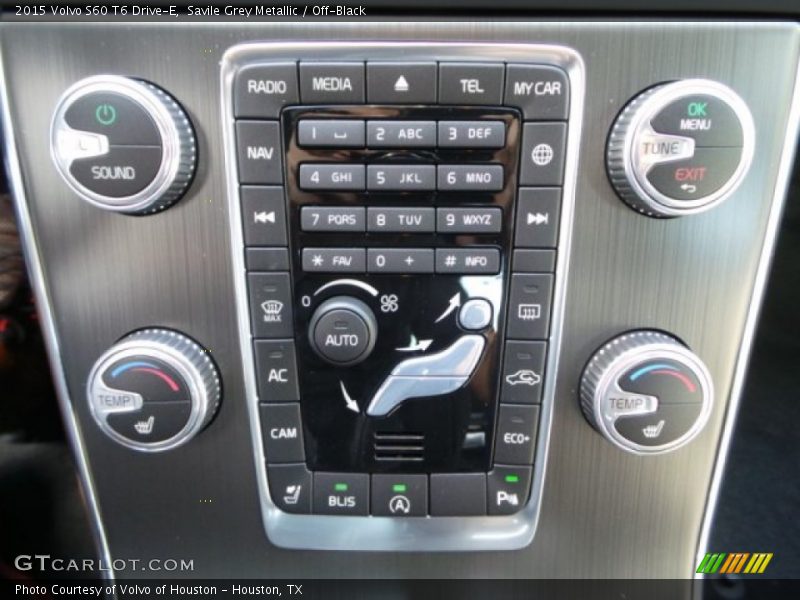 Savile Grey Metallic / Off-Black 2015 Volvo S60 T6 Drive-E
