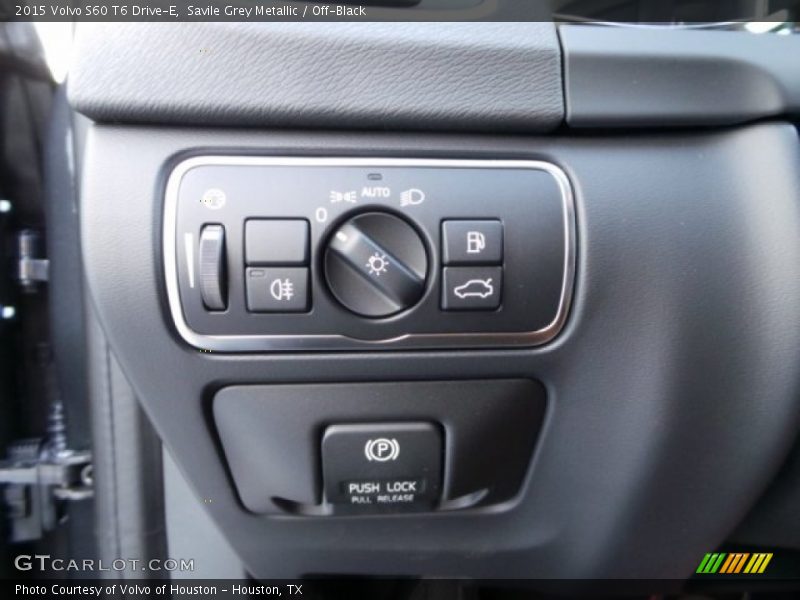 Savile Grey Metallic / Off-Black 2015 Volvo S60 T6 Drive-E