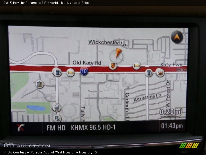 Navigation of 2015 Panamera S E-Hybrid