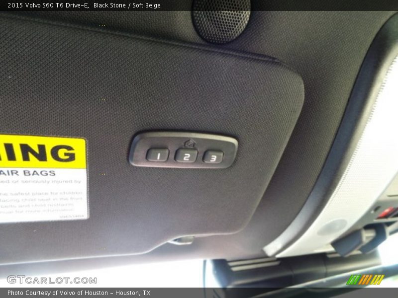 Black Stone / Soft Beige 2015 Volvo S60 T6 Drive-E