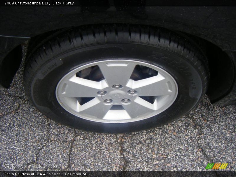 Black / Gray 2009 Chevrolet Impala LT