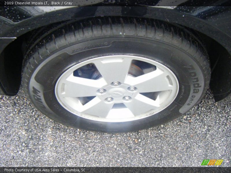 Black / Gray 2009 Chevrolet Impala LT