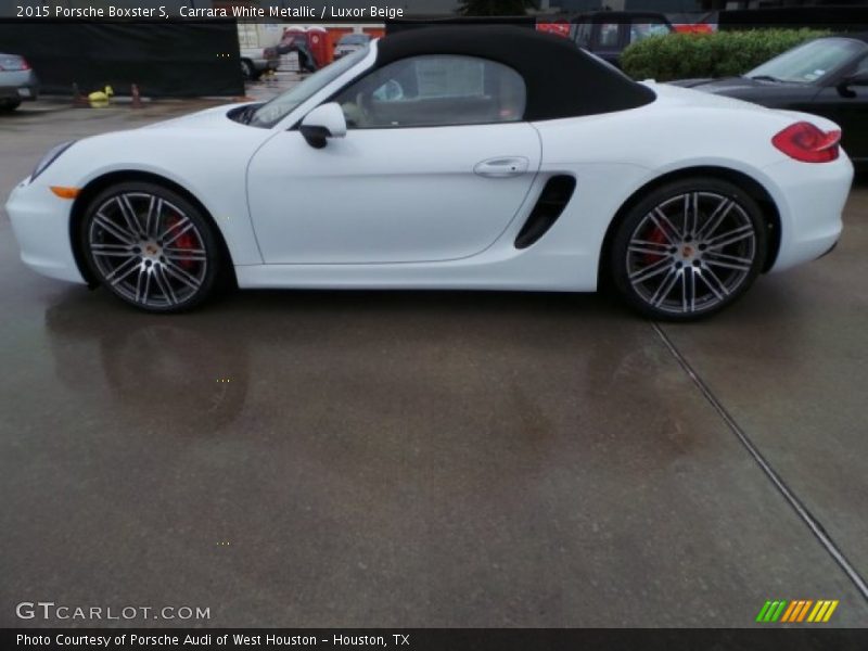  2015 Boxster S Carrara White Metallic