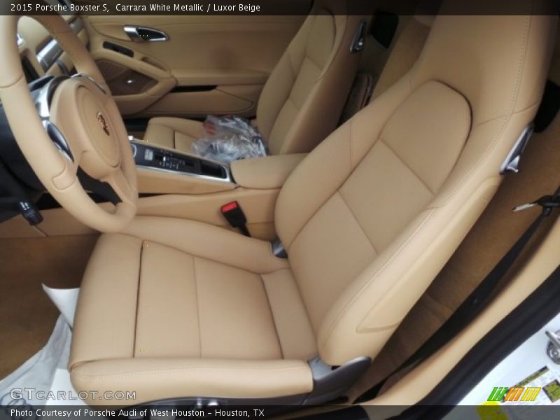 Front Seat of 2015 Boxster S