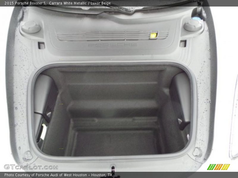  2015 Boxster S Trunk