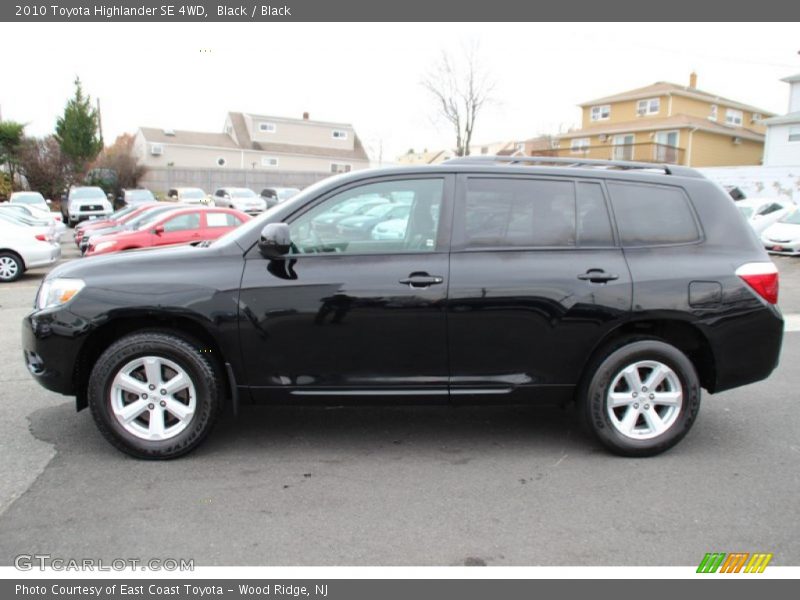 Black / Black 2010 Toyota Highlander SE 4WD