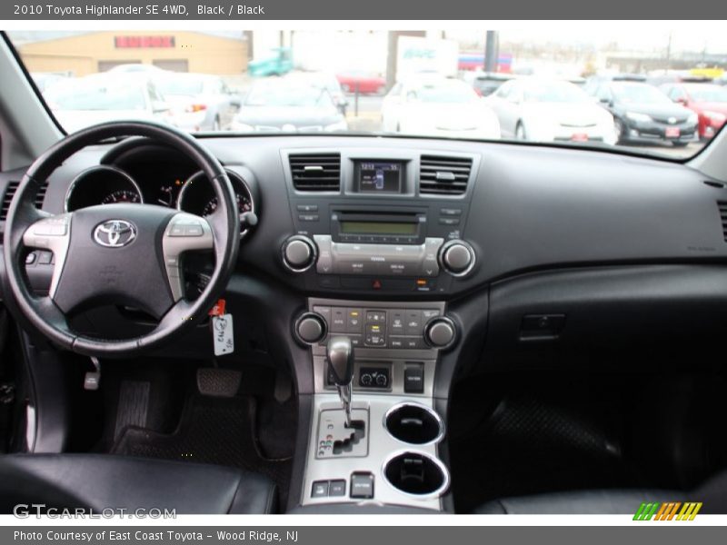 Black / Black 2010 Toyota Highlander SE 4WD