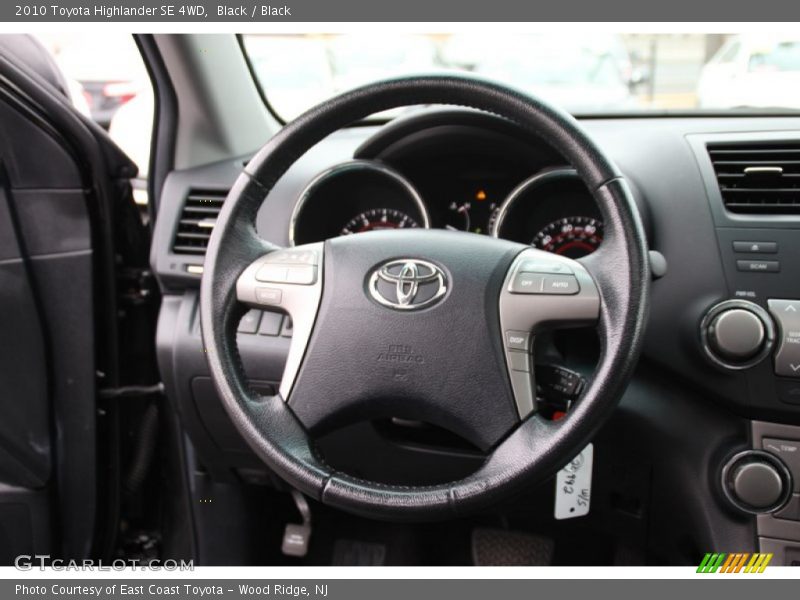 Black / Black 2010 Toyota Highlander SE 4WD