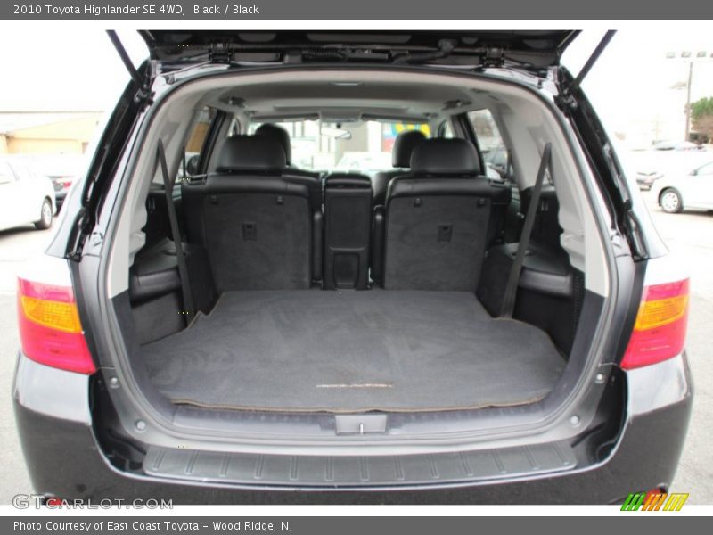 Black / Black 2010 Toyota Highlander SE 4WD