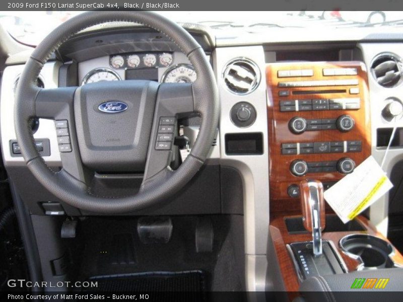 Black / Black/Black 2009 Ford F150 Lariat SuperCab 4x4