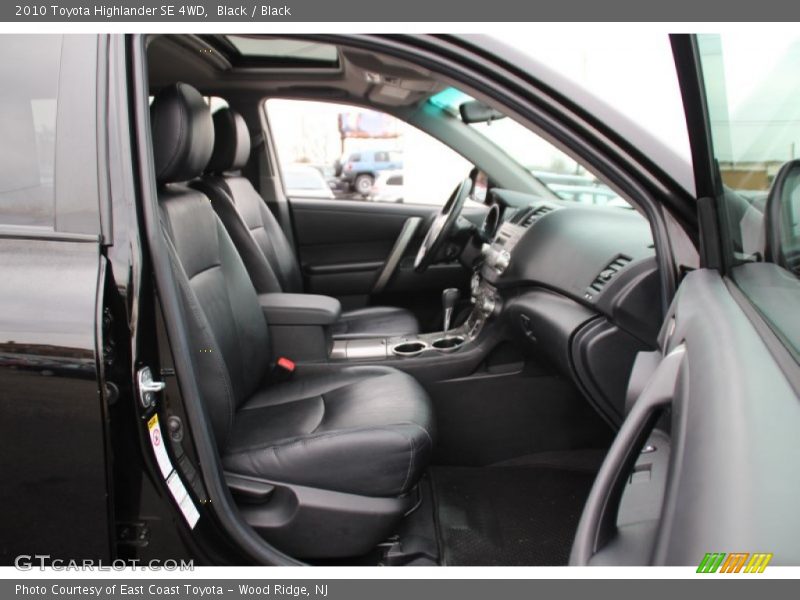 Black / Black 2010 Toyota Highlander SE 4WD