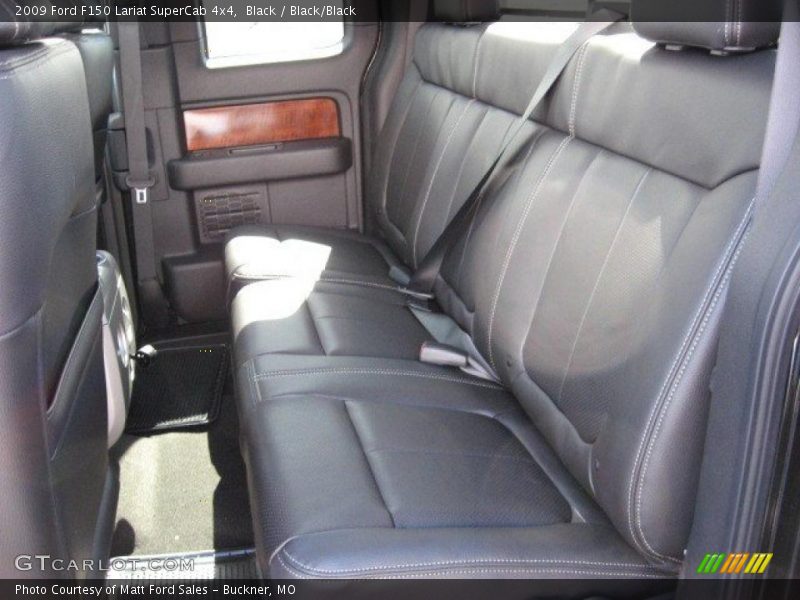 Black / Black/Black 2009 Ford F150 Lariat SuperCab 4x4