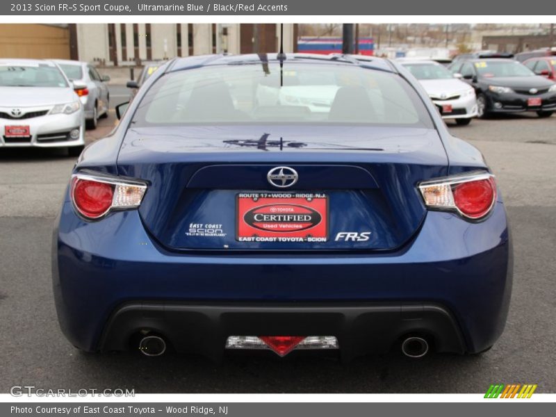 Ultramarine Blue / Black/Red Accents 2013 Scion FR-S Sport Coupe