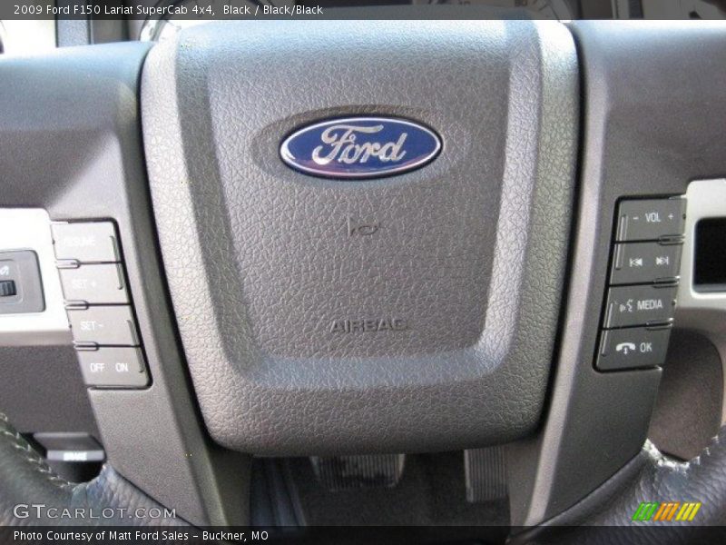 Black / Black/Black 2009 Ford F150 Lariat SuperCab 4x4