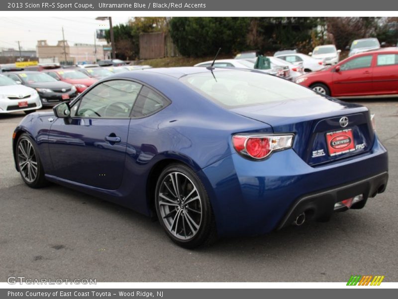 Ultramarine Blue / Black/Red Accents 2013 Scion FR-S Sport Coupe