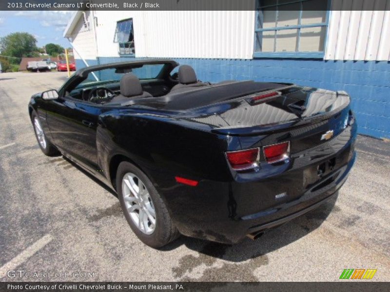 Black / Black 2013 Chevrolet Camaro LT Convertible