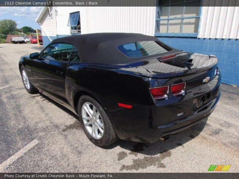 Black / Black 2013 Chevrolet Camaro LT Convertible