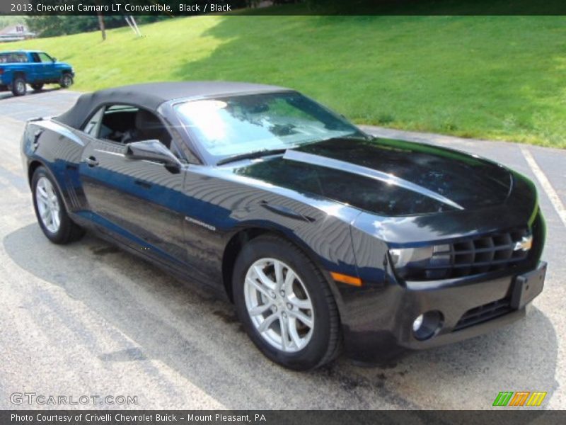 Black / Black 2013 Chevrolet Camaro LT Convertible