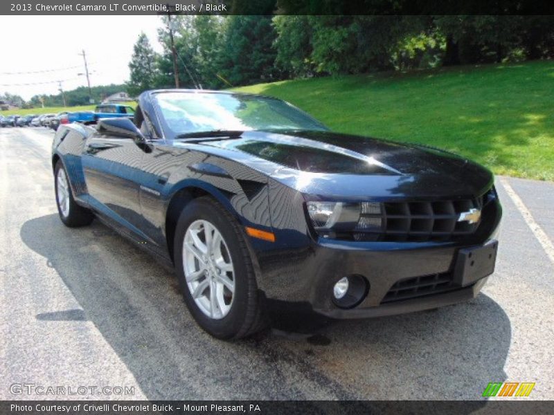 Black / Black 2013 Chevrolet Camaro LT Convertible