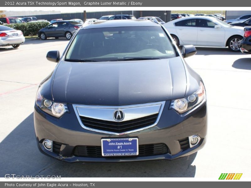 Graphite Luster Metallic / Ebony 2012 Acura TSX Technology Sport Wagon