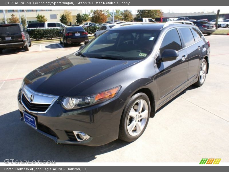 Graphite Luster Metallic / Ebony 2012 Acura TSX Technology Sport Wagon